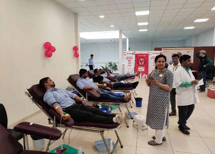 Indpro Blood Donation Camp