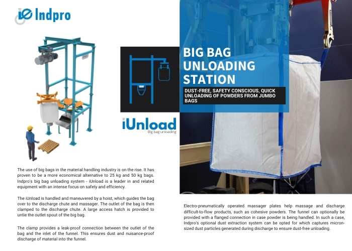 Big Bag Unloading Brochure pdf - Indpro Engineering Pune