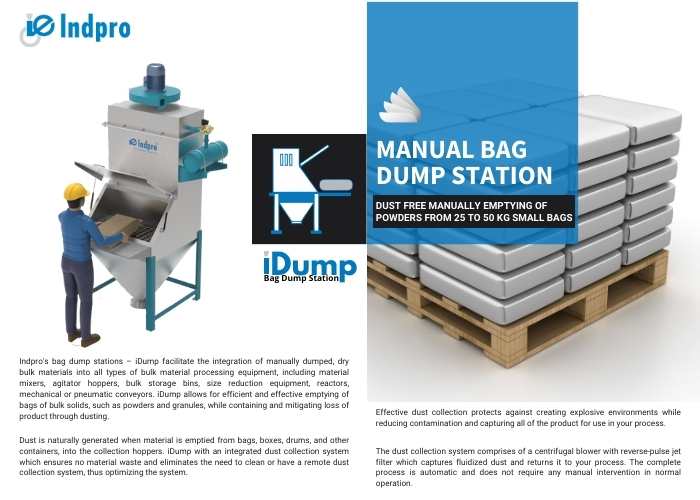 Bag Dump Station Brochure pdf  - Indpro Engineering Pune