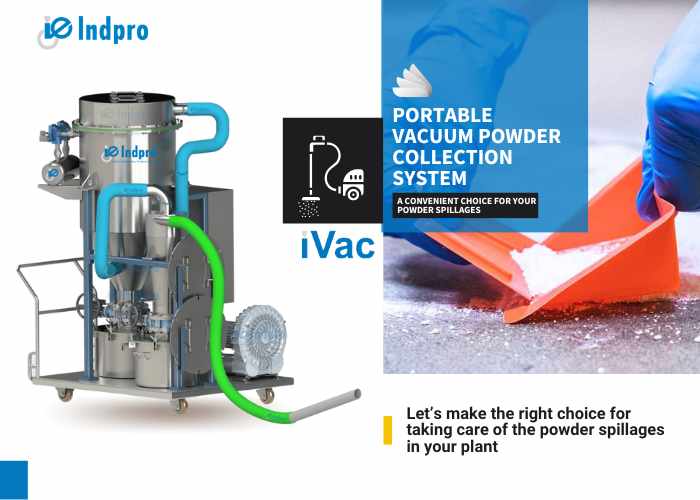 Portable Vacuum Powder Collection  Brochure pdf  - Indpro Engineering Pune