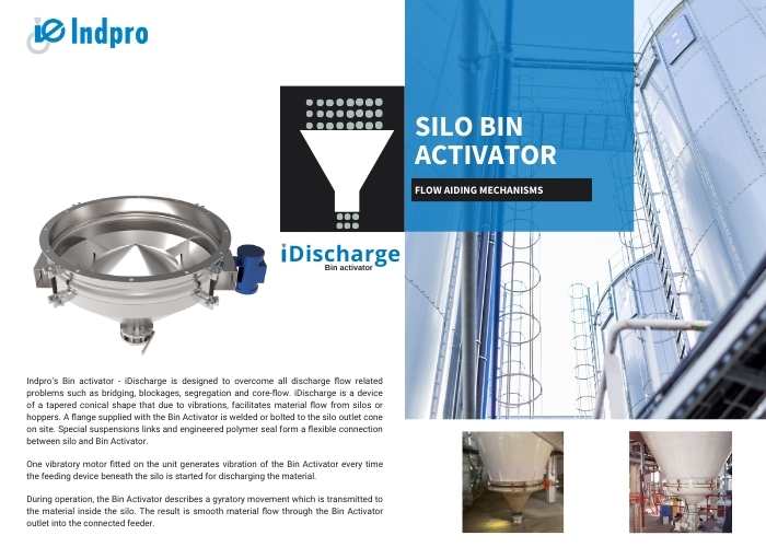 Silo bin activator Brochure pdf - Indpro Engineering Pune