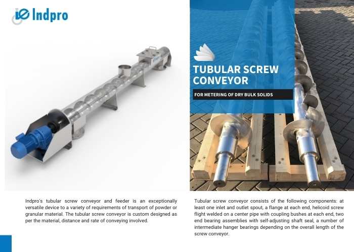 Tubular Screw Conveyor Brochure pdf - Indpro Engineering Pune
