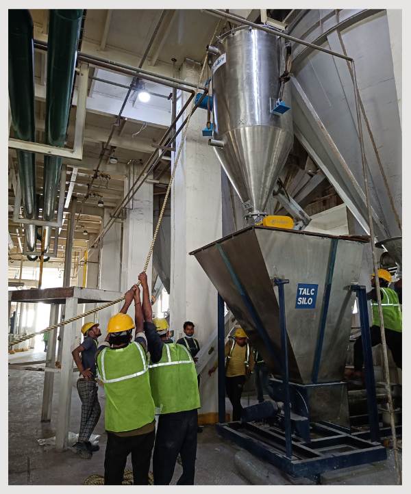 Indpro Engineering, Pune - Bin vent filter project installation