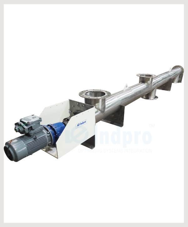 tubular screw conveyor system project - indpro