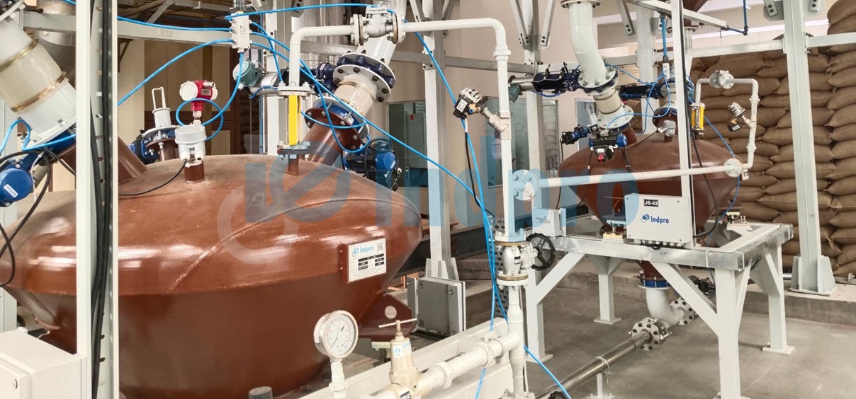 pneumatic conveying System for coffee material - indpro