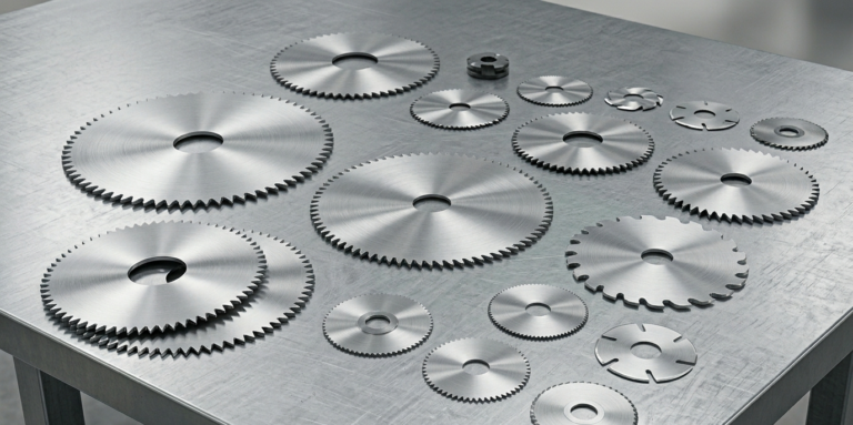 Bag slitting machine blades