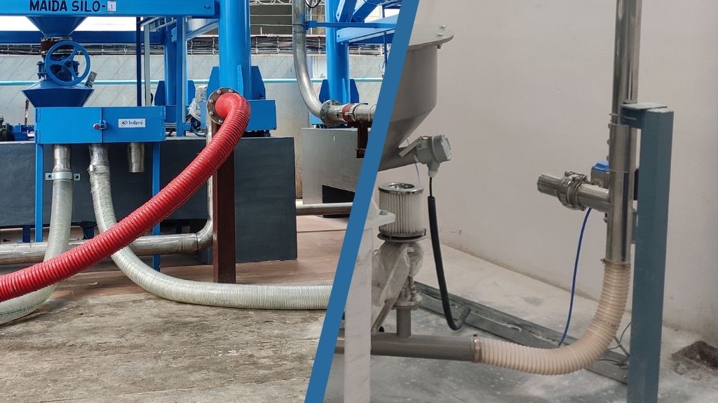 connection in pneumatic
                                        conveying- indpro 