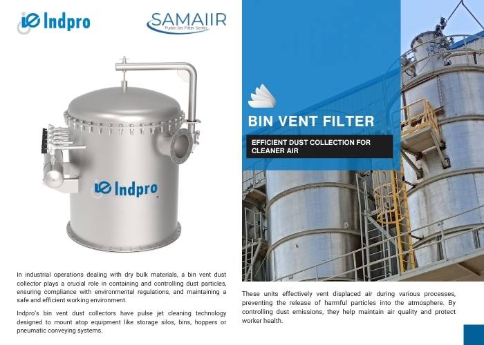 Bin vent filter brochure Download -Indpro Engineering Pune