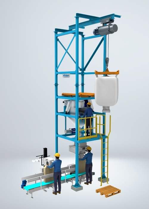 Big bag discharge systems - Dust-tight, Flexible Solutions